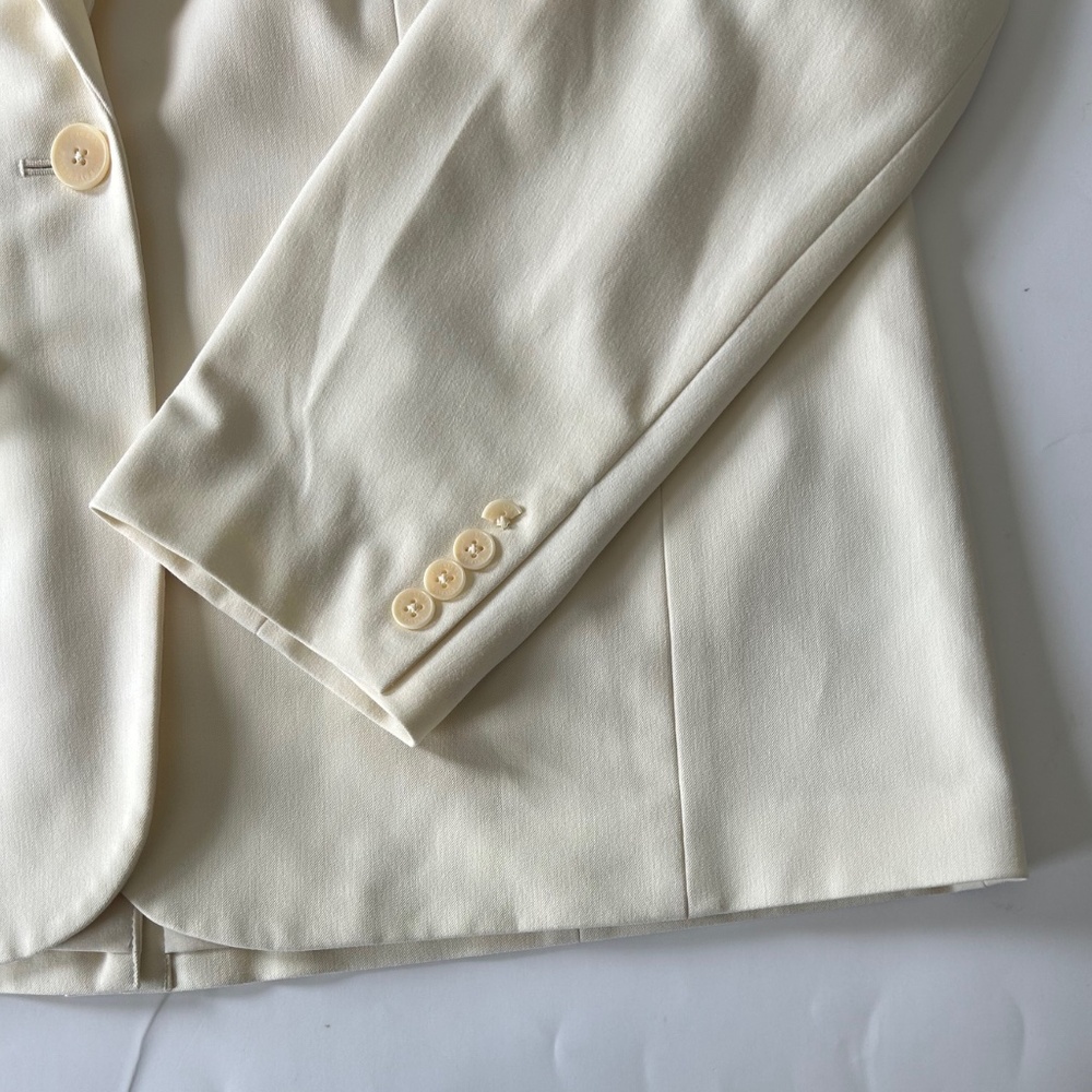 Lauren Ralph Lauren Cream Blazer/Suit Jacket Size 18W EUC - Picture 7 of 9